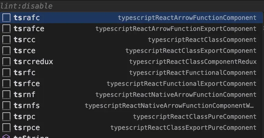 IDE Shortcuts